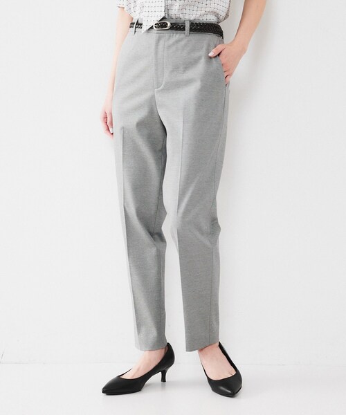 UNTITLED（アンタイトル） パンツ 「通勤スーツ」コットン混ジャージ