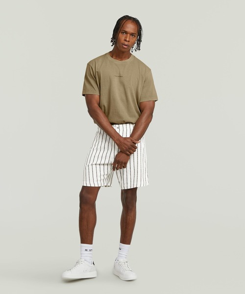 G-STAR RAW パンツ RESORT SHORT/ストライプリゾートショート