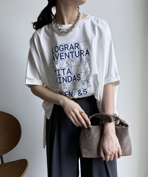 tシャツ 「WEB限定」LOGRARロゴTEE レディース