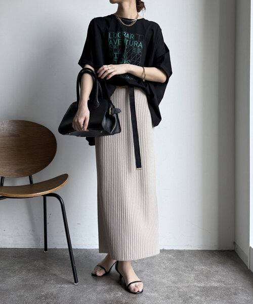 DouDou tシャツ 「WEB限定」LOGRARロゴTEE レディース
