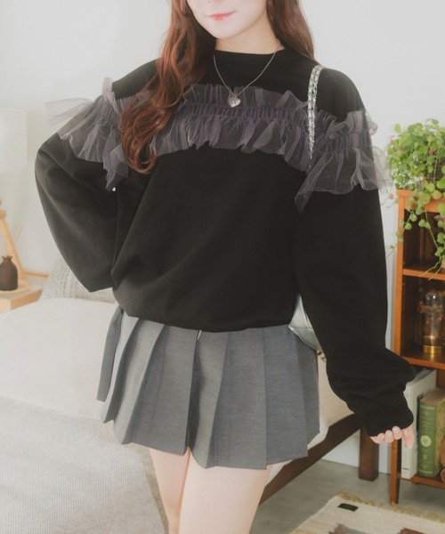 [nemne store] тренировочный cut and sewn SMALL черный женский 