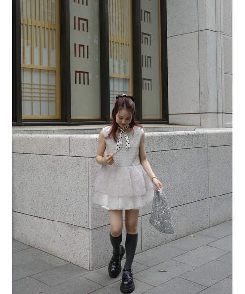 mix tiered tunic アイボリー jumelle チュニック mix tiered tunic : ZOZOTOWN Yahoo!店