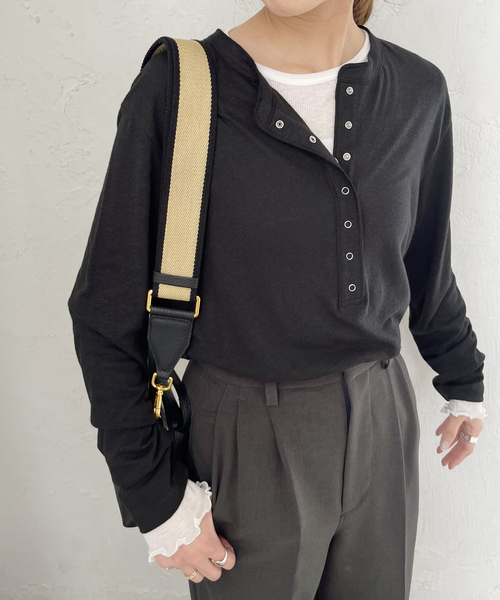 「Spick & Span」 長袖カットソー FREE ベージュ レディース Spick＆Span 「Spick & Span」 長袖カットソー FREE ベージュ