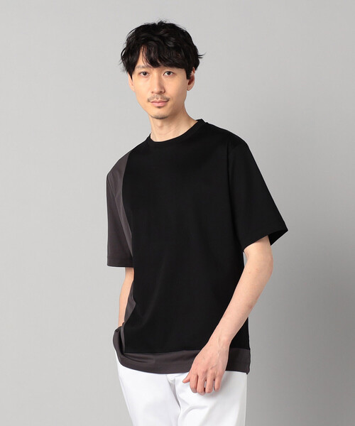 COMME CA MEN（コムサメン） tシャツ カラーブロック Tシャツ メンズ