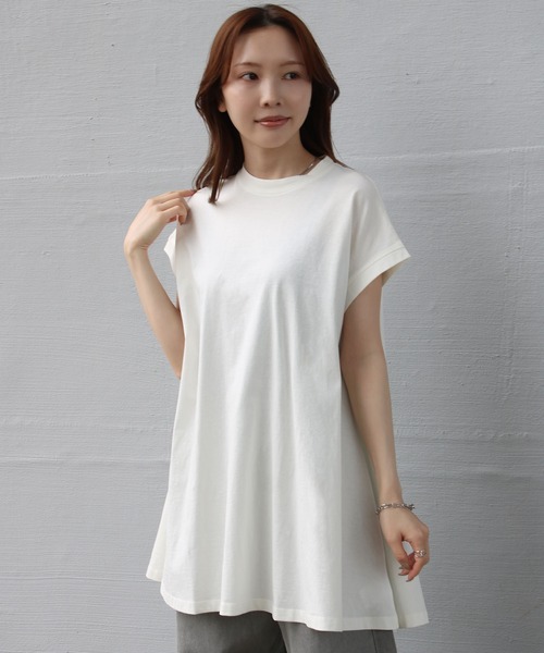 Social GIRL（ソーシャルガール） tシャツ 半袖 接触冷感フレア