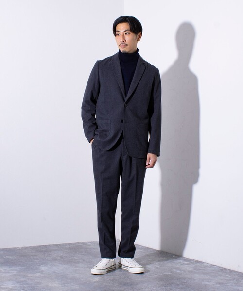 「GLOSTER」 テーラードジャケット S ダークネイビー メンズ_画像2