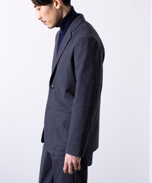 「GLOSTER」 テーラードジャケット S ダークネイビー メンズ_画像3