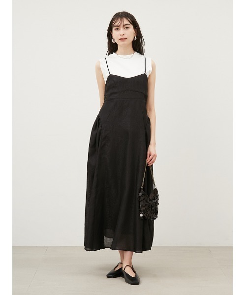 Mila Owen キャミワンピース 楽天市場】【SALE／30%OFF】ベア付ストレートナローマキシキャミ