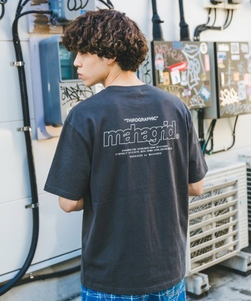 MAHAGRID（マハグリッド） tシャツ 「mahagrid/マハグリッド」BACK
