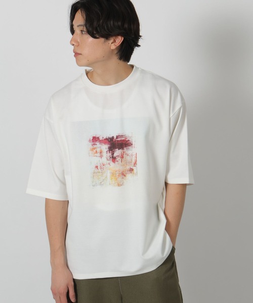 tシャツ アートペイントプリントT / 283520 メンズ レディース | LAKOLE | 07