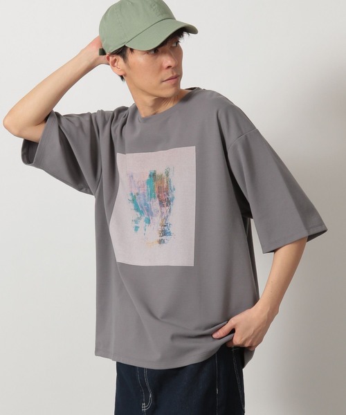 tシャツ アートペイントプリントT / 283520 メンズ レディース | LAKOLE | 09