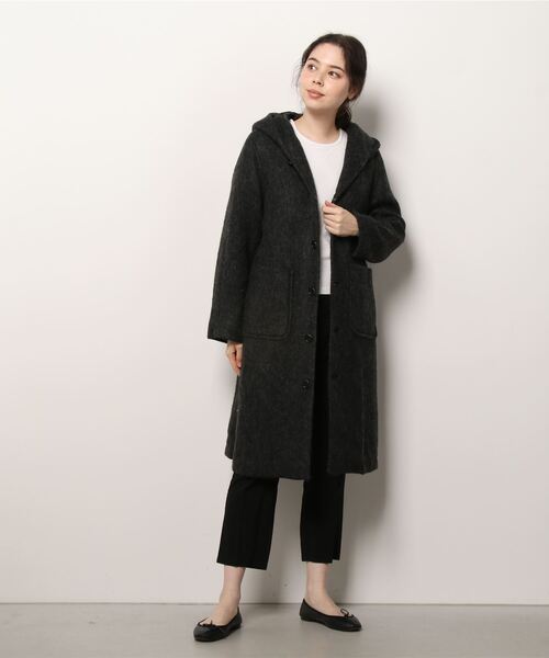「BEAMS BOY」 コート 1 グレー レディース_画像3