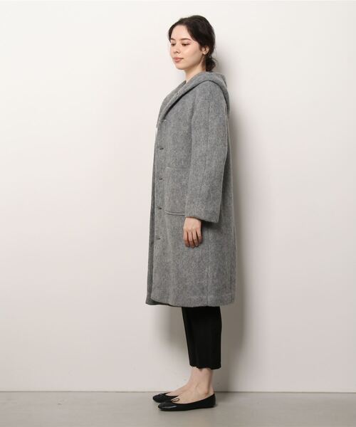 「BEAMS BOY」 コート 1 グレー レディース_画像4