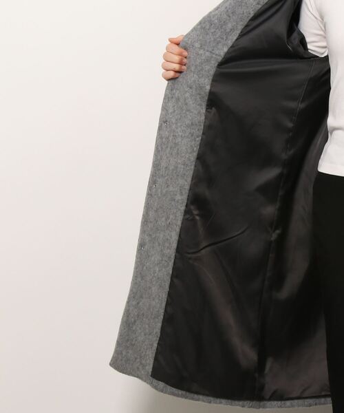 「BEAMS BOY」 コート 1 グレー レディース_画像6