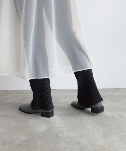 「Daniella&GEMMA」 「GEMMALINN」ショートブーツ 37 グレー レディース_画像9