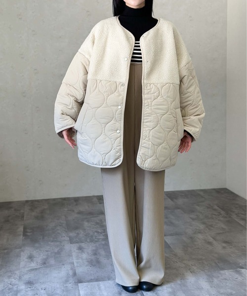 「Per sist ence」 コート FREE アイボリー レディース_画像4