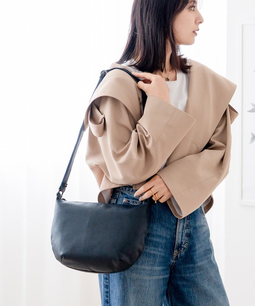 Jamale 防水レザーショルダーバッグ Jamale ショルダーバッグ バッグ 「Jamale」防水レザー 日本製