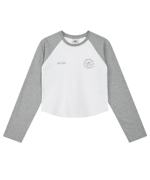 tシャツ (WOMENS) ROSE RAGLAN T-SHIRT レディース