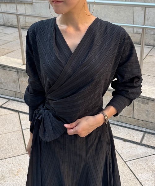 ワンピース ドレープ美シルエットワンピース : ZOZOTOWN Yahoo!店
