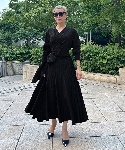 社交ダンス　ブラック　ドレープ付きワンピース訳あり ワンピース ドレープ美シルエットワンピース : ZOZOTOWN Yahoo!店