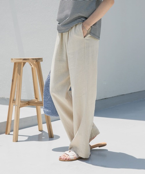 ★新品未使用タグ付き★UR DOORS＊リネンレーヨンイージーパンツ 楽天市場】urban research doorsレーヨンリネンイージーパンツの通販