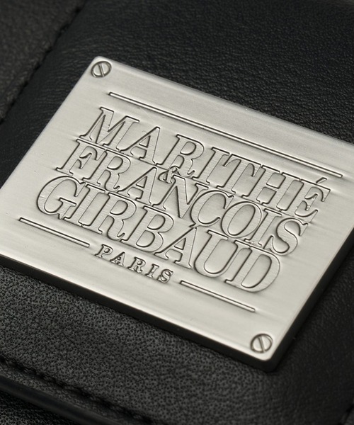 ★フランソワ～出品★ MARITHE + FRANCOIS GIRBAUD REGULAR LOGO TOP ZIP WALLET