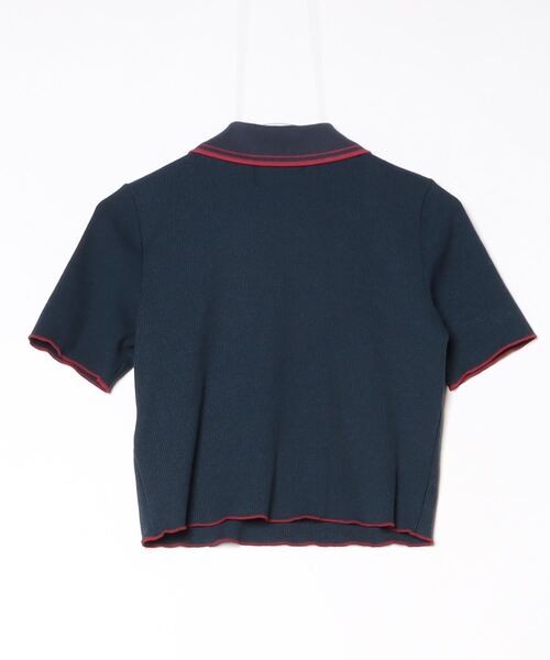 「jouetie」 半袖ポロシャツ MEDIUM ブルー レディース jouetie 「jouetie」 半袖ポロシャツ MEDIUM ブルー レディース