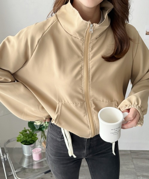 Dewlily ブルゾン アウター いつものコーデにさっと重ねて気温差に