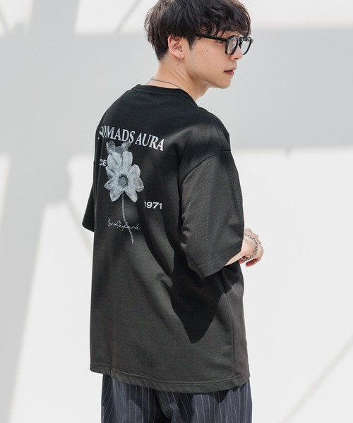 「RAGEBLUE」 半袖Tシャツ LARGE ブラック メンズ