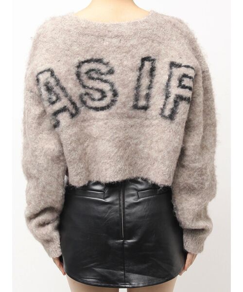 GYDA（ジェイダ） カーディガン AS IFニットカーディガン レディース