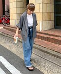 ジャケット テーラードジャケット 「シワになり...の詳細画像3