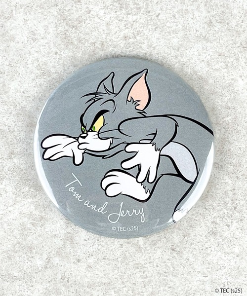 コンパクトミラー 「公式」TOM and JERRY フレンズ缶バッジ