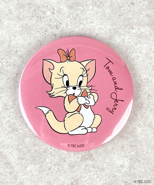 コンパクトミラー 「公式」TOM and JERRY フレンズ缶バッジ