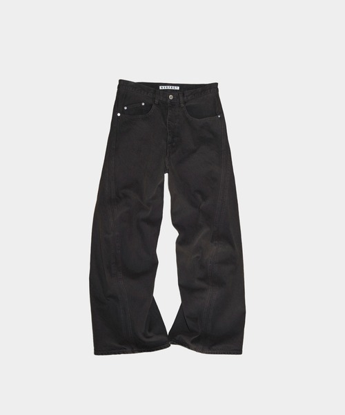 NVRFRGT（ネヴァーフォーゲット） ジーンズ 3D TWISTED WIDE LEG JEANS