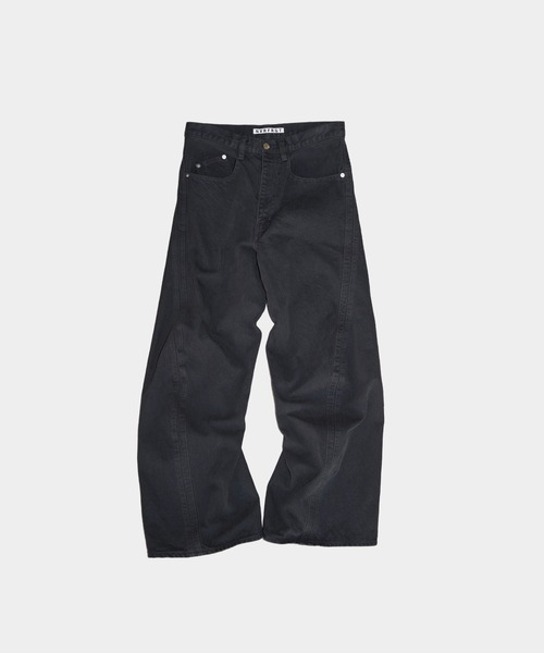NVRFRGT（ネヴァーフォーゲット） ジーンズ 3D TWISTED WIDE LEG JEANS