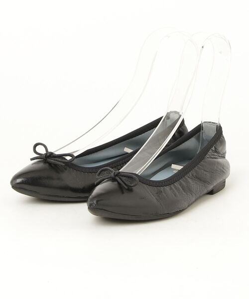 Emma Francis」 バレエシューズ 22.0cm ブラック レディース