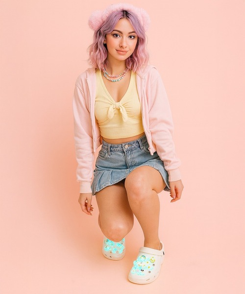 【リクエスト品】カラフルチャームセット チャーム付きリボンストラップ - プロジェクトセカイ 感謝祭