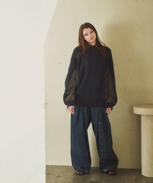 Casper John（キャスパージョン） セーター ニット Docking fisherman