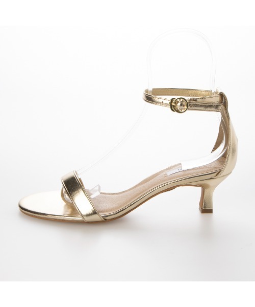「EVOL」 ヒールサンダル 25.0cm ゴールド レディース_画像8