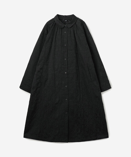 ジャケット・アウター eunoia Jane coat Bshop コート アウター eunoia | ジャガード ラウンドカラーロング