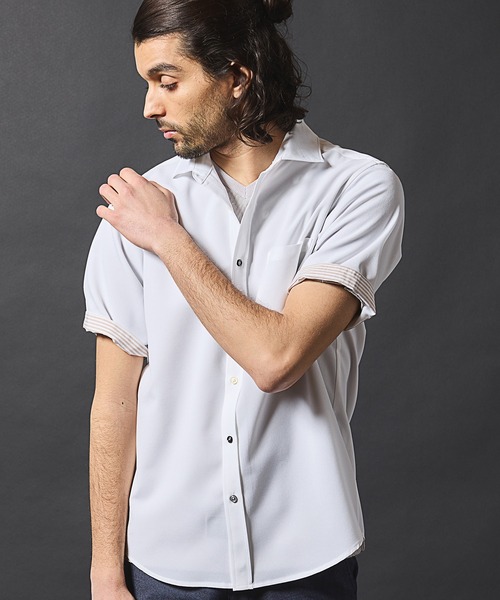 「RATTLE TRAP」 半袖シャツ M カーキ メンズ_画像8