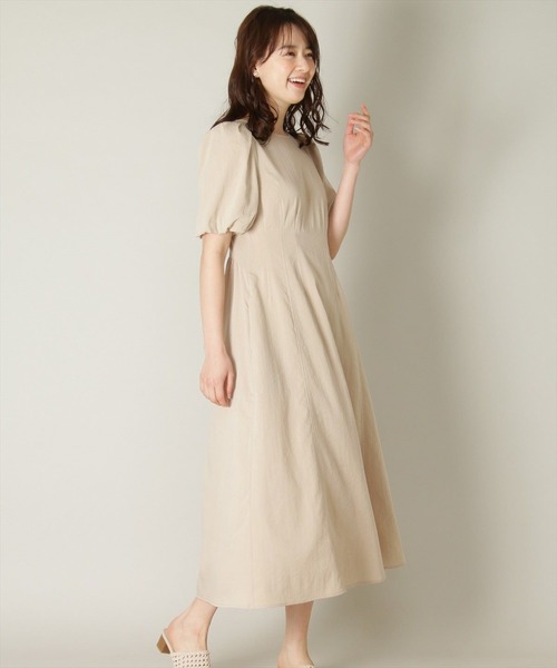 「SWINGLE」 半袖ワンピース MEDIUM ラベンダー レディース_画像3