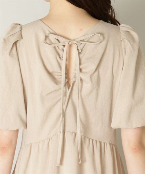 「SWINGLE」 半袖ワンピース MEDIUM ラベンダー レディース_画像8