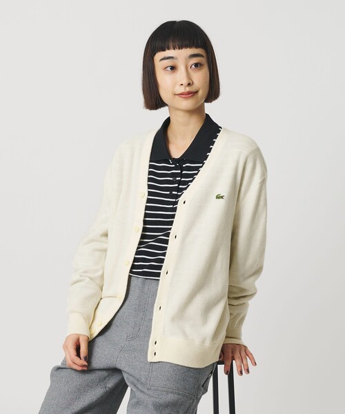 LACOSTE（ラコステ） カーディガン 「別注」「LACOSTE」ロングスリーブ