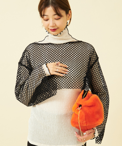 「U by SPICK&SPAN」 長袖ブラウス - ベージュ レディース_画像2