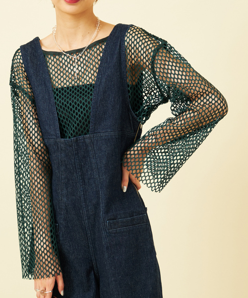 「U by SPICK&SPAN」 長袖ブラウス - ベージュ レディース_画像3