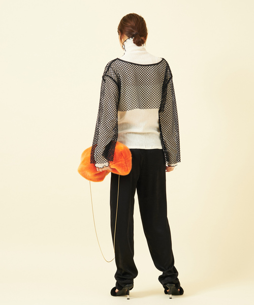 「U by SPICK&SPAN」 長袖ブラウス - ベージュ レディース_画像4