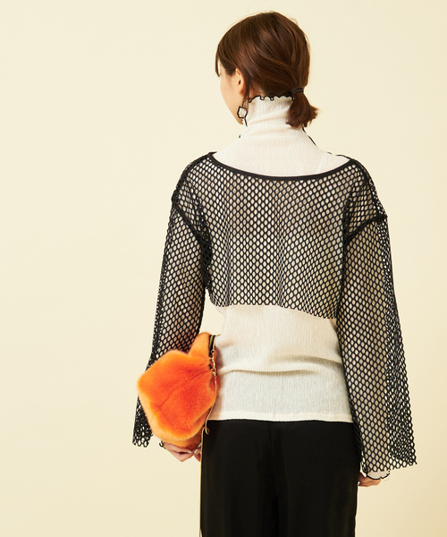 「U by SPICK&SPAN」 長袖ブラウス - ベージュ レディース_画像8