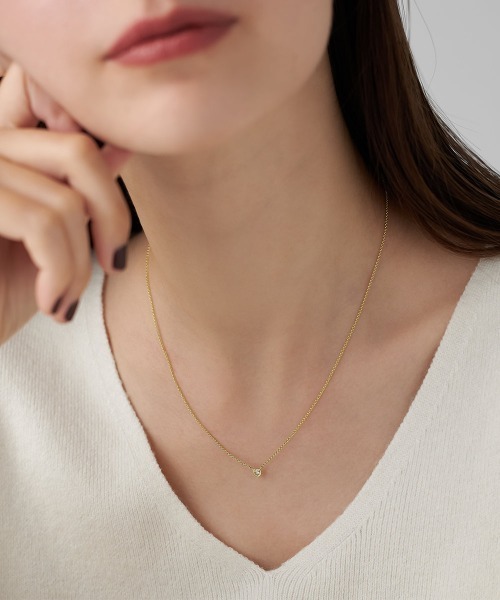 4℃（ヨンドシー） ネックレス 「The Tidal」K10イエローゴールド