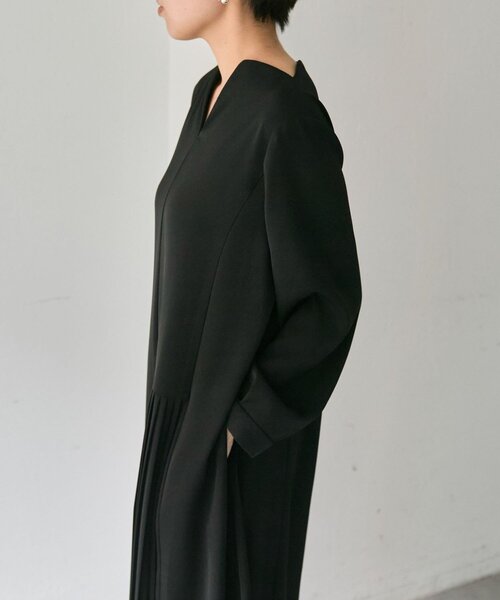 ear PAPILLONNER ワンピース ハートネックプリーツワンピース